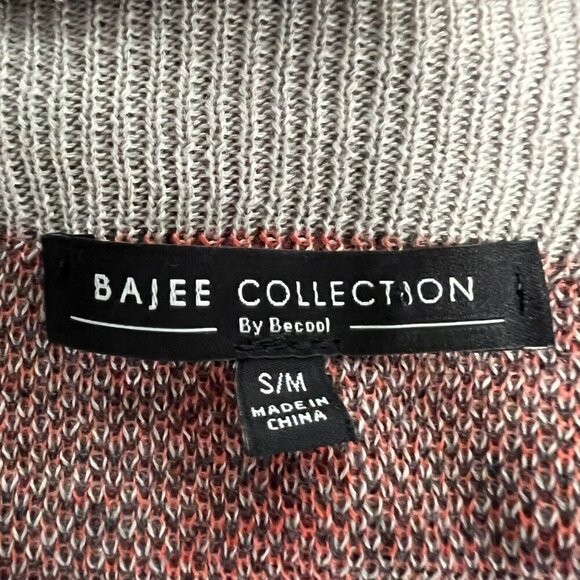 Bajee Collection By Becool Womens Multicolor Long Sleeve Cardigan Sweater Sz S/M - Picture 8 of 9
